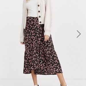Miss Selfridge - wrap midi skirt - 6